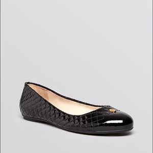 Tory Burch Cap Toe Ballet Flats - Kent Quilted